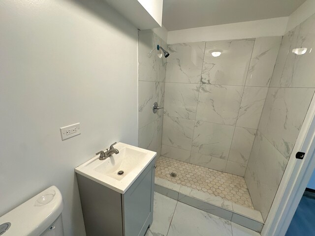 15117 2nd Ave, Phoenix, IL 60426 - full bath featuring toilet, a shower stall, and vanity
