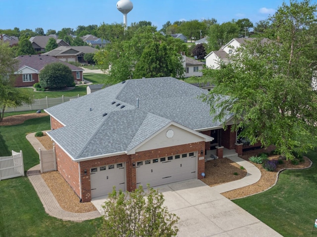 608 W N St, Peotone, IL 60468 - aerial perspective of suburban area