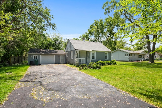 3737 Rose Manor Ter, Markham, IL 60428 - view of front of home with driveway and a chimney