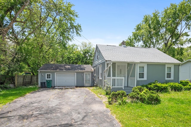 3737 Rose Manor Ter, Markham, IL 60428 - view of front of property featuring driveway, a chimney, and roof with shingles