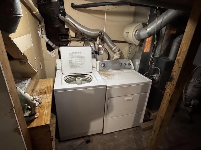 2177 N Merrimac Ave, Chicago, IL 60639 - washroom with separate washer and dryer