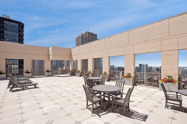 2 E Erie St Unit 2505, Chicago, IL 60611 - view of patio with a view of city