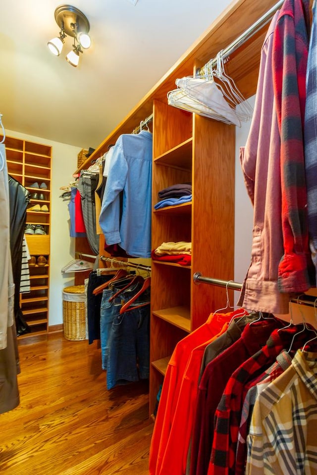 215 Hilltop Ln, Sleepy Hollow, IL 60118 - spacious closet featuring wood finished floors