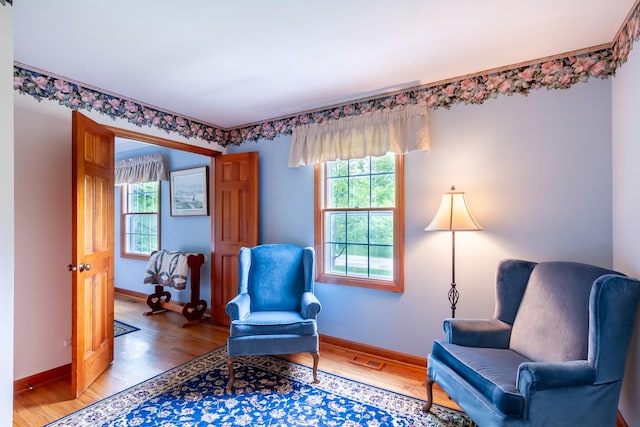 215 Hilltop Ln, Sleepy Hollow, IL 60118 - sitting room with wood finished floors and baseboards