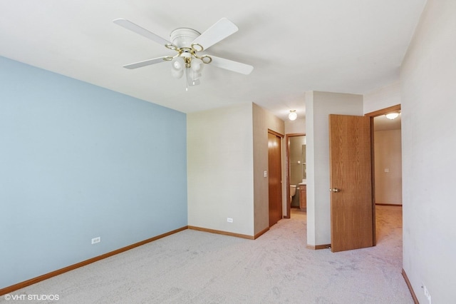 2258 Reflections Dr Unit 2258, Aurora, IL 60502 - unfurnished bedroom with carpet, baseboards, and a ceiling fan