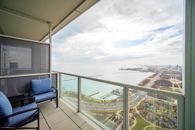 340 E Randolph St Unit 4703, Chicago, IL 60601 - balcony featuring a water view and a view of city