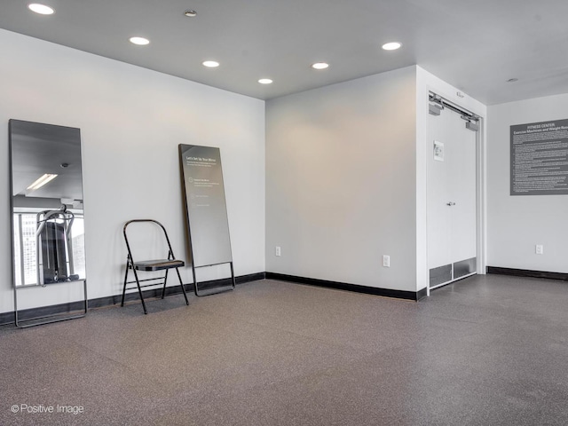 340 E Randolph St Unit 4703, Chicago, IL 60601 - spare room with baseboards and recessed lighting