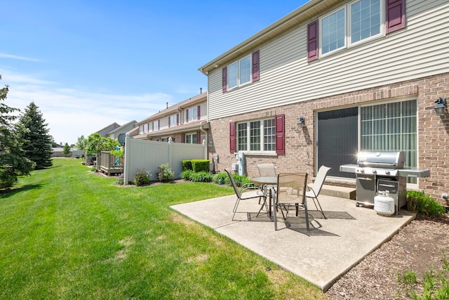 9403 Saratoga Ct, Hickory Hills, IL 60457 - back of property featuring a patio area and brick siding