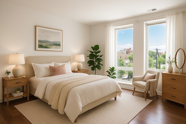 3450 S Halsted St Unit 308, Chicago, IL 60608 - bedroom with wood-type flooring