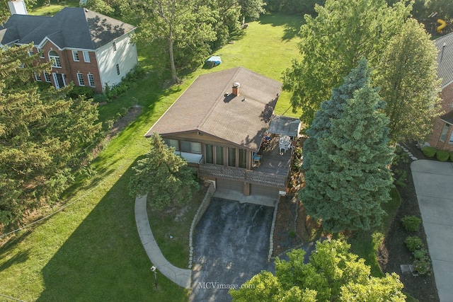 6542 S Ridge Rd, Willowbrook, IL 60527 - view from above of property