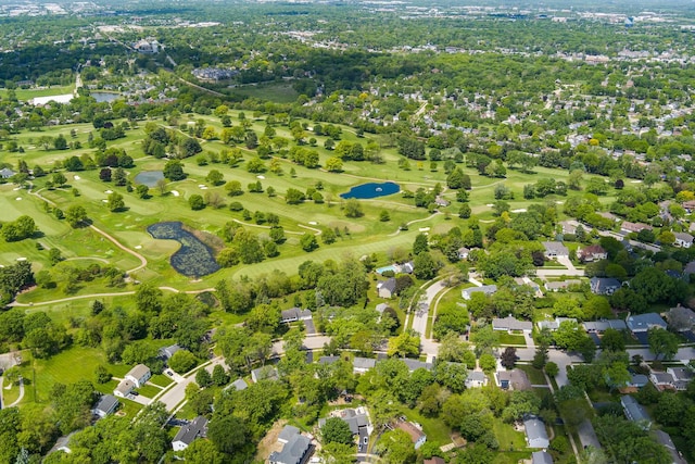 25W303 Gunston Ave, Naperville, IL 60540 - view of property location featuring a large body of water, a golf club, and nearby suburban area