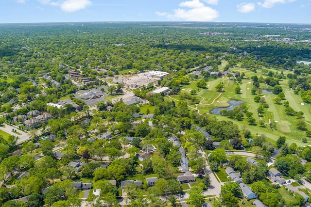 25W303 Gunston Ave, Naperville, IL 60540 - aerial overview of property's location featuring a local golf course and nearby suburban area