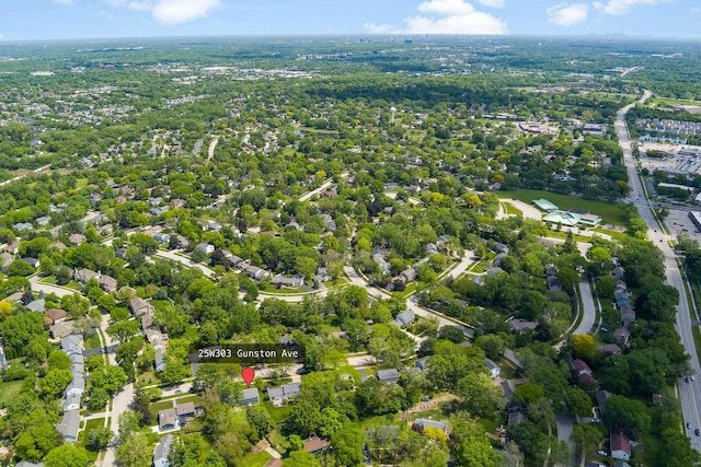 25W303 Gunston Ave, Naperville, IL 60540 - aerial overview of property's location