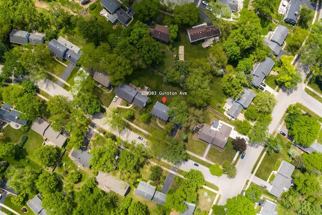 25W303 Gunston Ave, Naperville, IL 60540 - aerial perspective of suburban area