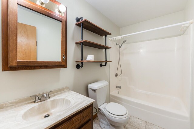 1532 E Stonehenge Drive -, Sycamore, IL 60178 - full bathroom with  shower combination, vanity, and tile patterned floors