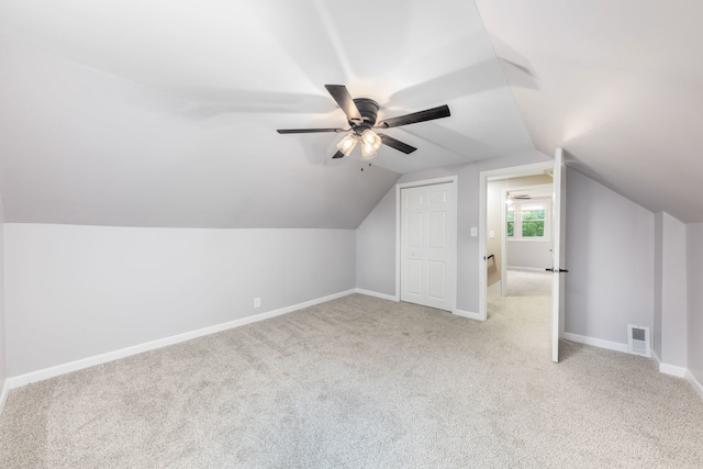3708 W 162nd Pl, Markham, IL 60428 - bonus room featuring carpet flooring, vaulted ceiling, and ceiling fan