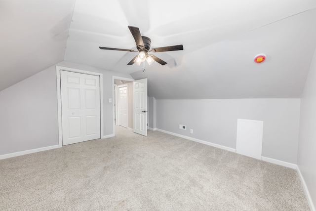 3708 W 162nd Pl, Markham, IL 60428 - bonus room featuring carpet flooring, ceiling fan, and vaulted ceiling