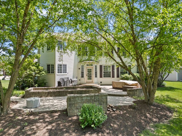 1284 Mcdole Dr, Sugar Grove, IL 60554 - rear view of house featuring a patio area and outdoor lounge area