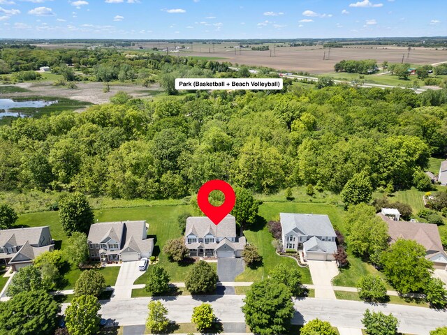 1284 Mcdole Dr, Sugar Grove, IL 60554 - aerial perspective of suburban area