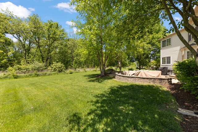 1284 Mcdole Dr, Sugar Grove, IL 60554 - view of grassy yard with a patio