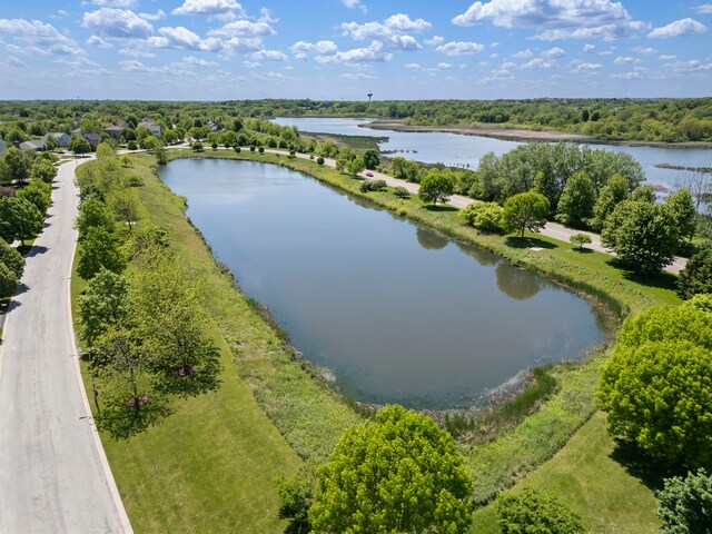 1284 Mcdole Dr, Sugar Grove, IL 60554 - bird's eye view of a large body of water