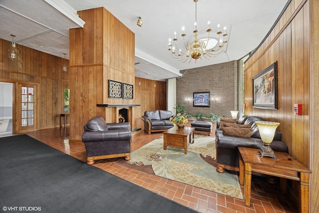 20 N Tower Rd Unit 3G, Oak Brook, IL 60523 - building lobby featuring wooden walls