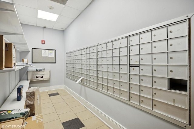 20 N Tower Rd Unit 3G, Oak Brook, IL 60523 - view of community featuring mail area and a paneled ceiling