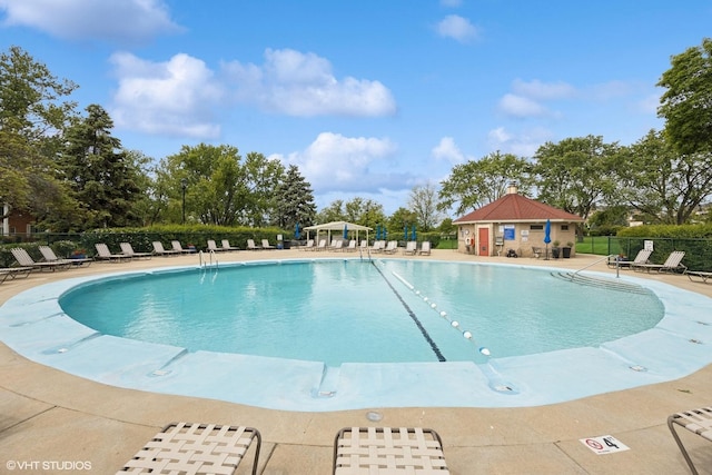 20 N Tower Rd Unit 3G, Oak Brook, IL 60523 - community pool featuring a patio