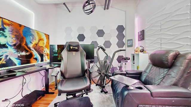 124 W Polk St Unit 101, Chicago, IL 60605 - exercise area with lofted ceiling