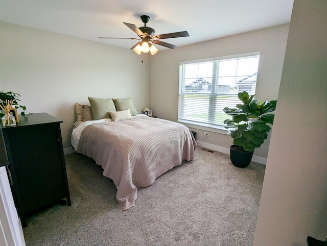 1785 Condor Dr, Manteno, IL 60950 - bedroom featuring carpet floors, a ceiling fan, and baseboards