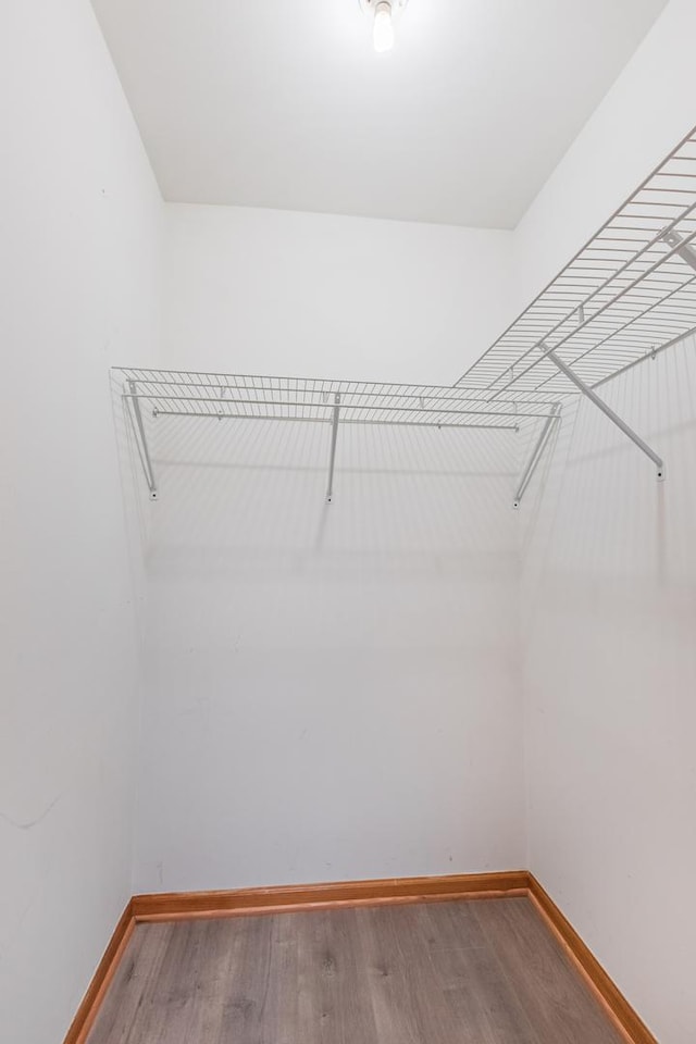 2413 W Taylor St, Chicago, IL 60612 - spacious closet featuring wood finished floors