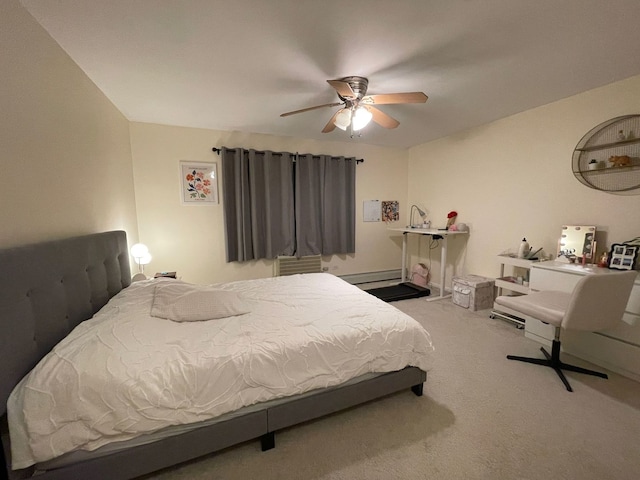 1188 Royal Glen Dr Unit 211, Glen Ellyn, IL 60137 - carpeted bedroom featuring ceiling fan