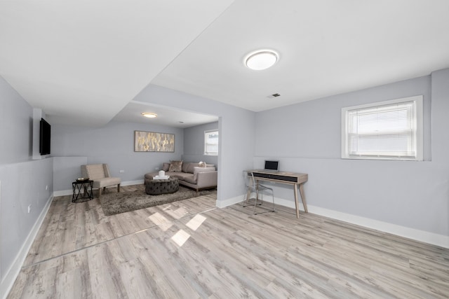 473 W Verret St, Elmhurst, IL 60126 - living area with wood finished floors and baseboards