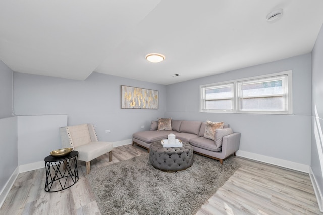 473 W Verret St, Elmhurst, IL 60126 - living room with baseboards and wood finished floors