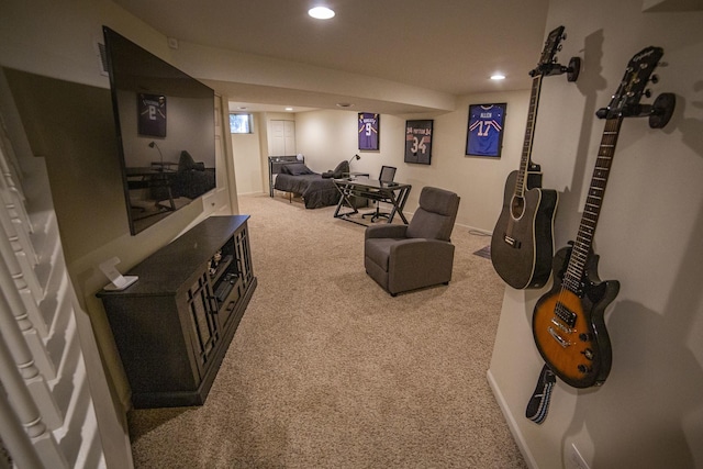 7902 160th St, Tinley Park, IL 60477 - carpeted living area with recessed lighting