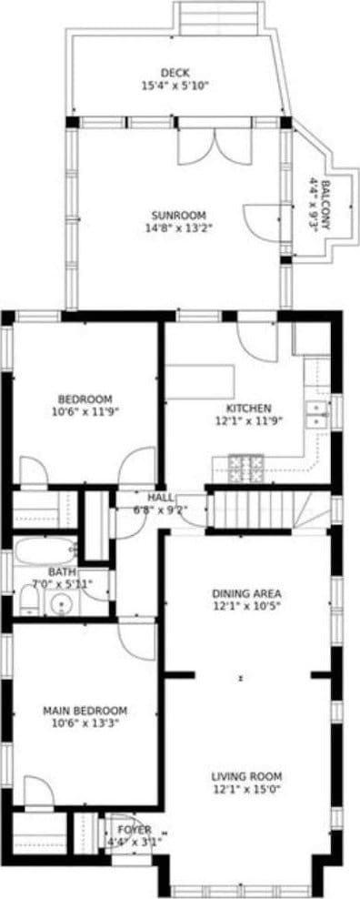 7517 N Oketo Ave, Chicago, IL 60631 - floor plan / room layout
