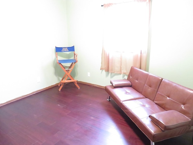 2020 Greengold St, Crest Hill, IL 60403 - sitting room featuring wood finished floors and baseboards