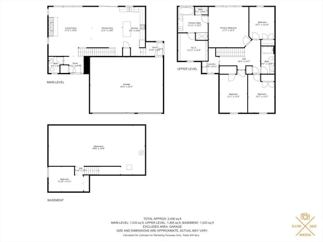 1908 Littlefield Ln, Mahomet, IL 61853 - room layout