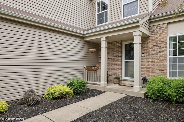 2834 Forestview Dr, Carpentersville, IL 60110 - doorway to property featuring brick siding