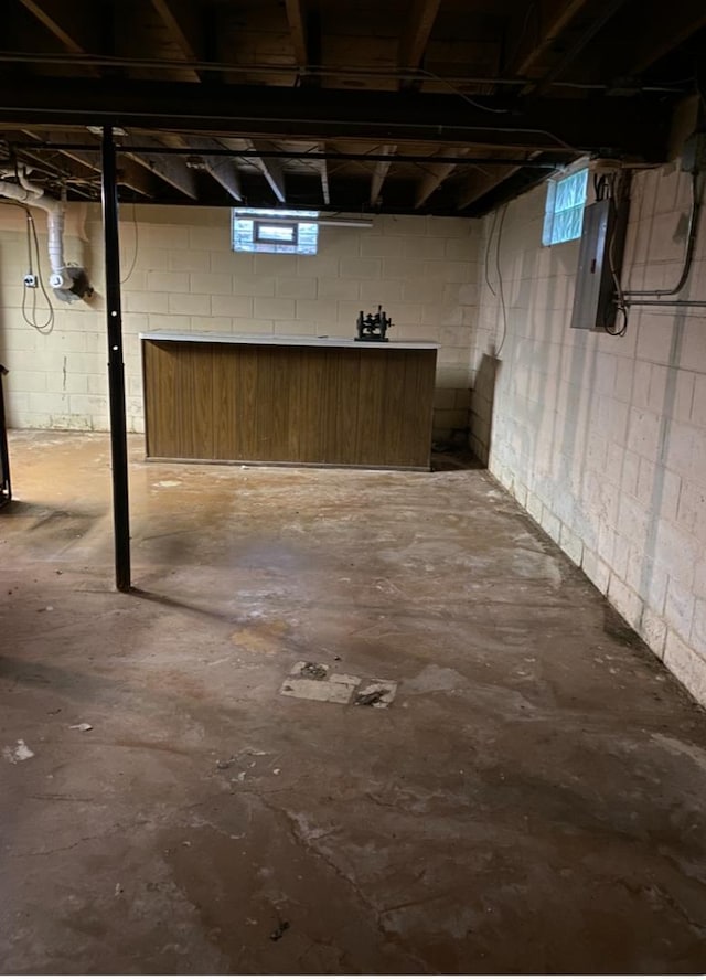404 W Francis Rd, New Lenox, IL 60451 - below grade area featuring electric panel and healthy amount of natural light