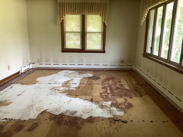 404 W Francis Rd, New Lenox, IL 60451 - unfurnished room featuring baseboards and a baseboard heating unit