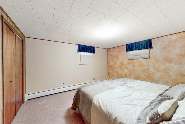 143 Scott Dr, East Dundee, IL 60118 - carpeted bedroom featuring a baseboard radiator