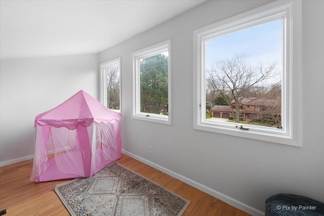 1520 Silver Maple Ct, Naperville, IL 60563 - playroom featuring baseboards and wood finished floors
