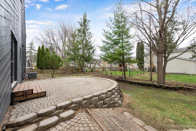 1520 Silver Maple Ct, Naperville, IL 60563 - view of patio / terrace with central AC