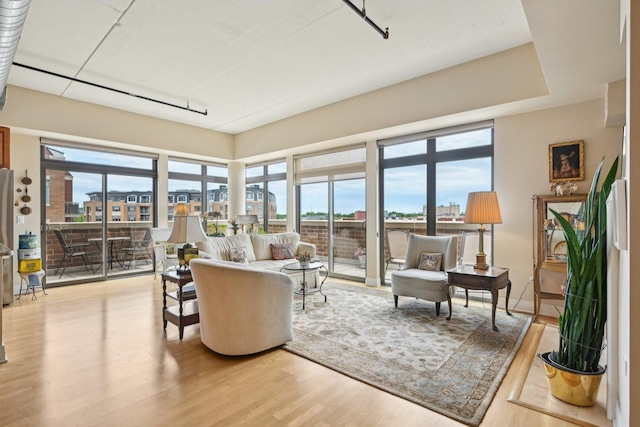 170 N NW Hwy Unit 401, Park Ridge, IL 60068 - living area with light wood-type flooring