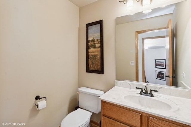 5 N Chestnut Ct, Hawthorn Woods, IL 60047 - bathroom featuring toilet and vanity