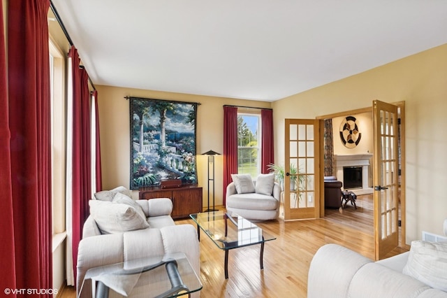 5 N Chestnut Ct, Hawthorn Woods, IL 60047 - living room with light wood-style floors and a glass covered fireplace