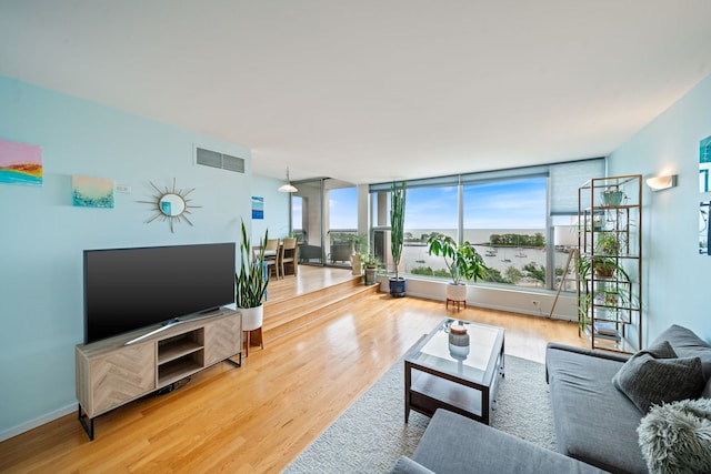 3200 N Lake Shore Dr Unit 911, Chicago, IL 60657 - living room featuring wood finished floors