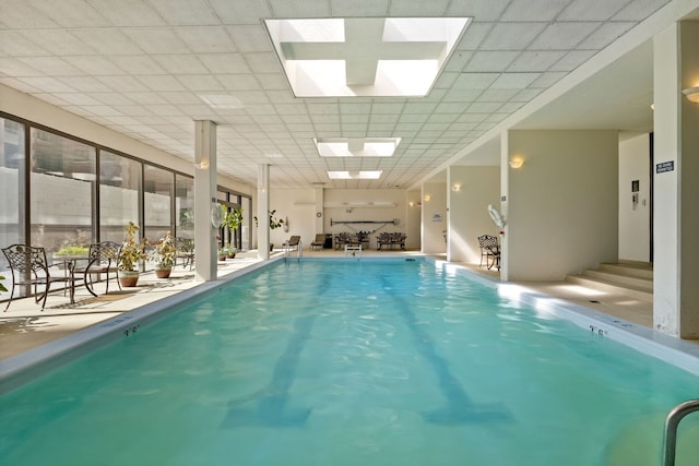 3200 N Lake Shore Dr Unit 911, Chicago, IL 60657 - indoor community pool featuring a skylight