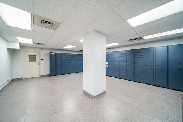 3200 N Lake Shore Dr Unit 911, Chicago, IL 60657 - basement featuring a paneled ceiling and baseboards